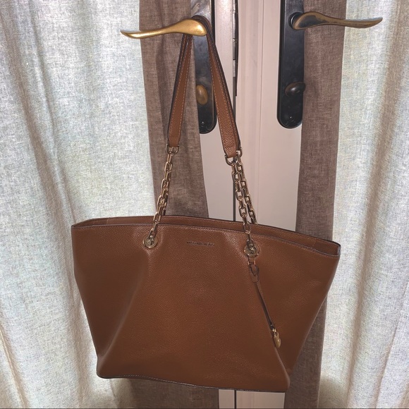 Michael Kors Large Tote Bag with Chain Detail